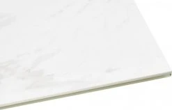 Kokoon Design Tables à Manger Table à Diner En Verre Blanc Pieds Acier Laqué Blanc L180cm -Marquee Magasin table a diner en verre blanc pieds acier laque blanc l180cm 4