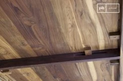 PIB Tables à Manger Table à Diner Vintage En Teck Recyclé Gris -Marquee Magasin table a diner vintage en teck recycle gris 2