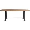 Kare Design Tables à Manger Table à Manger 10 Personnes En Bois Recyclé Et Fer L210 -Marquee Magasin table a manger 10 personnes en bois recycle et fer l210