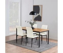 Meubles & Design Tables à Manger Table à Manger 160x80cm En Bois Et Métal -Marquee Magasin table a manger 160x80cm en bois et metal 5