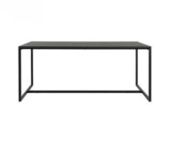 Meubles & Design Tables à Manger Table à Manger 180x90cm En Bois Noir