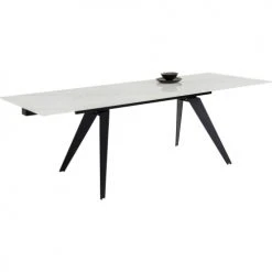 Kare Design Tables à Manger Table à Manger 6/10 Personnes Extensible Blanche L160/240 -Marquee Magasin table a manger 6 10 personnes extensible blanche l160 240 1