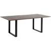 Kare Design Tables à Manger Table à Manger 6 Personnes Acacia Brun Biseauté Et Acier Noir L160 -Marquee Magasin table a manger 6 personnes acacia brun biseaute et acier noir l160