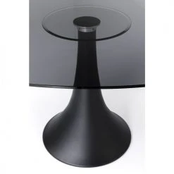 Kare Design Tables à Manger Table à Manger 6 Personnes En Verre Et Aluminium Noir L180 -Marquee Magasin table a manger 6 personnes en verre et aluminium noir l180 2