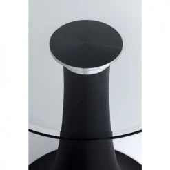 Kare Design Tables à Manger Table à Manger 6 Personnes En Verre Et Aluminium Noir L180 -Marquee Magasin table a manger 6 personnes en verre et aluminium noir l180 4