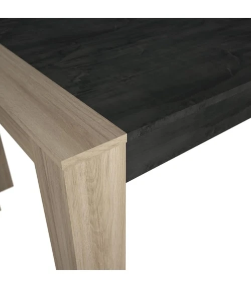 Calicosy Tables à Manger Table à Manger 6 Personnes L170 X 90 Cm - Décor Chêne Et Ardoise 6 Calicosy Tables à Manger Table à Manger 6 Personnes L170 X 90 Cm - Décor Chêne Et Ardoise – Image 4