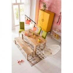 Kare Design Tables à Manger Table à Manger 8/10 Personnes En Manguier Sculpté L200 -Marquee Magasin table a manger 8 10 personnes en manguier sculpte l200 1