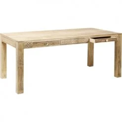 Kare Design Tables à Manger Table à Manger 8/10 Personnes En Manguier Sculpté L200 -Marquee Magasin table a manger 8 10 personnes en manguier sculpte l200 4