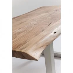 Kare Design Tables à Manger Table à Manger 8 Personnes En Acacia Brut Et Acier L195 -Marquee Magasin table a manger 8 personnes en acacia brut et acier l195 2