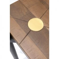 Kare Design Tables à Manger Table à Manger 8 Personnes En Manguier Massif Et Acier L180 -Marquee Magasin table a manger 8 personnes en manguier massif et acier l180 2