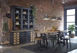 Maisons Du Monde Tables à Manger Table à Manger Ajustable En Manguier Massif Et Métal Noir 8/10 Personnes H76/106 -Marquee Magasin table a manger ajustable en manguier massif et metal noir 8 10 personnes h76 106 1000 3 33 209256 5