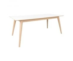 Meubles & Design Tables à Manger Table à Manger Avec Rallonges 195/285x90cm Naturel