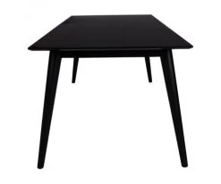 Meubles & Design Tables à Manger Table à Manger Avec Rallonges 195/285x90cm Noir -Marquee Magasin table a manger avec rallonges 195 285x90cm noir 2