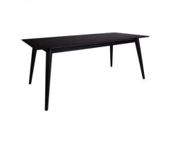 Meubles & Design Tables à Manger Table à Manger Avec Rallonges 195/285x90cm Noir