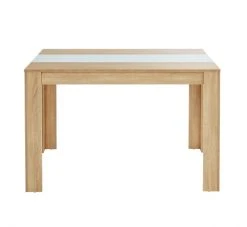 Baita Tables à Manger Table à Manger Blanc Et Effet Chêne 120cm -Marquee Magasin table a manger blanc et effet chene 120cm 4