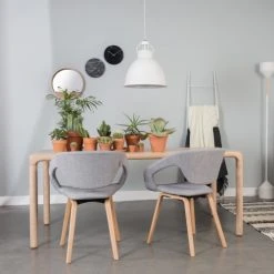 Zuiver Tables à Manger Table à Manger Bois 220x90 Bois Clair -Marquee Magasin table a manger bois 220x90 bois clair 4