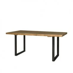 Dendro Tables à Manger Table à Manger Bois Massif Pieds Acier Brut 12 Dendro Tables à Manger Table à Manger Bois Massif Pieds Acier Brut -Marquee Magasin table a manger bois massif pieds acier brut 4
