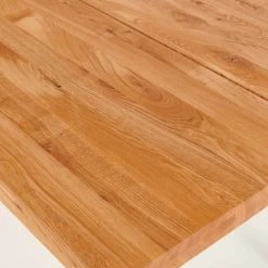 Oviala Tables à Manger Table à Manger Bois Noir Pied Forme U 240 X 95 X 75 Cm -Marquee Magasin table a manger bois noir pied forme u 240 x 95 x 75 cm 3