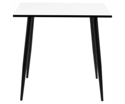 Meubles & Design Tables à Manger Table à Manger Carrée 80cm En Bois Blanc