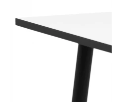 Meubles & Design Tables à Manger Table à Manger Carrée 80cm En Bois Blanc -Marquee Magasin table a manger carree 80cm en bois blanc 4