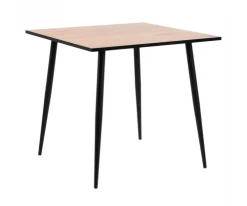 Meubles & Design Tables à Manger Table à Manger Carrée 80cm En Bois Naturel -Marquee Magasin table a manger carree 80cm en bois naturel 2