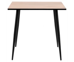 Meubles & Design Tables à Manger Table à Manger Carrée 80cm En Bois Naturel