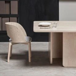 TEULAT Tables à Manger Table à Manger Carrée En Bois 137x137cm Bois Clair -Marquee Magasin table a manger carree en bois 137x137cm bois clair 5