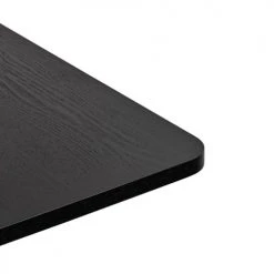 TEULAT Tables à Manger Table à Manger Carrée En Bois 137x137cm Noir -Marquee Magasin table a manger carree en bois 137x137cm noir 3