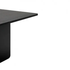 TEULAT Tables à Manger Table à Manger Carrée En Bois 137x137cm Noir -Marquee Magasin table a manger carree en bois 137x137cm noir 4