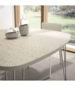 Calicosy Tables à Manger Table à Manger Carrée Pieds Filaires 4 Pers. - Marron 9 Calicosy Tables à Manger Table à Manger Carrée Pieds Filaires 4 Pers. - Marron -Marquee Magasin table a manger carree pieds filaires 4 pers marron 3