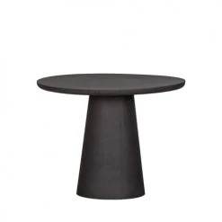 Woood Tables à Manger Table à Manger De Jardin En Fibre D'argile D100cm Marron