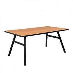Zuiver Tables à Manger Table à Manger Effet Bois 180x90cm Chêne -Marquee Magasin table a manger effet bois 180x90cm chene 2