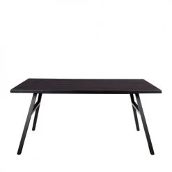 Zuiver Tables à Manger Table à Manger Effet Bois 180x90cm Noir