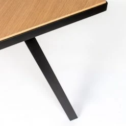 Zuiver Tables à Manger Table à Manger Effet Bois 220x90cm Chêne -Marquee Magasin table a manger effet bois 220x90cm chene 3