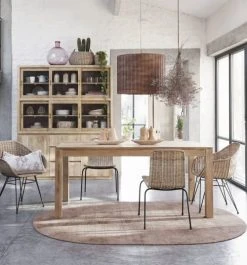 Maisons Du Monde Tables à Manger Table à Manger En Acacia Massif 6/8 Personnes L180 -Marquee Magasin table a manger en acacia massif 6 8 personnes l180 1000 4 10 209274 4