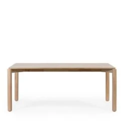 TEULAT Tables à Manger Table à Manger En Bois 180x100cm Bois Clair -Marquee Magasin table a manger en bois 180x100cm bois clair 4