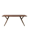 Dutchbone Tables à Manger Table à Manger En Bois 180x90cm Bois Foncé -Marquee Magasin table a manger en bois 180x90cm bois fonce