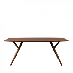 Dutchbone Tables à Manger Table à Manger En Bois 180x90cm Bois Foncé