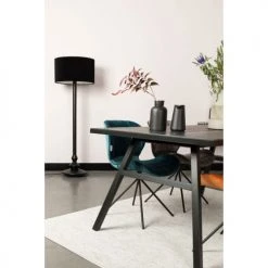 Zuiver Tables à Manger Table à Manger En Bois 220x90cm Noir -Marquee Magasin table a manger en bois 220x90cm noir 2