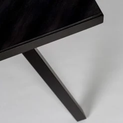 Zuiver Tables à Manger Table à Manger En Bois 220x90cm Noir -Marquee Magasin table a manger en bois 220x90cm noir 4