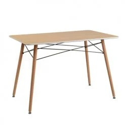 Urban Meuble Tables à Manger Table à Manger En Bois De Style Moderne 110x70 -Marquee Magasin table a manger en bois de style moderne 110x70 5