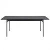 Meubles & Design Tables à Manger Table à Manger En Bois Noir 200x90cm -Marquee Magasin table a manger en bois noir 200x90cm