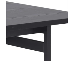 Meubles & Design Tables à Manger Table à Manger En Bois Noir 200x90cm -Marquee Magasin table a manger en bois noir 200x90cm 4