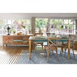Maisons Du Monde Tables à Manger Table à Manger En Bois Recyclés Effet Vieilli 6/8 Personnes L160 -Marquee Magasin table a manger en bois recycles effet vieilli 6 8 personnes l160 1000 12 39 129722 9