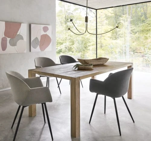 Maisons Du Monde Tables à Manger Table à Manger En Chêne Massif 8/10 Personnes L200 7 Maisons Du Monde Tables à Manger Table à Manger En Chêne Massif 8/10 Personnes L200 – Image 5