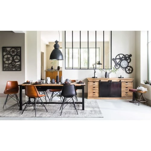 Maisons Du Monde Tables à Manger Table à Manger En Manguier Et Métal 8/10 Personnes L200 8 Maisons Du Monde Tables à Manger Table à Manger En Manguier Et Métal 8/10 Personnes L200 – Image 6