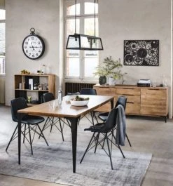 Maisons Du Monde Tables à Manger Table à Manger En Manguier Et Métal 8 Personnes L180 -Marquee Magasin table a manger en manguier et metal 8 personnes l180 1000 9 14 155814 14