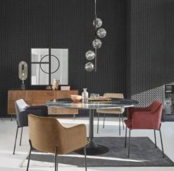 Maisons Du Monde Tables à Manger Table à Manger En Marbre Noir 6 Personnes L145 -Marquee Magasin table a manger en marbre noir 6 personnes l145 1000 14 28 209743 3