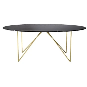 Maisons Du Monde Tables à Manger Table à Manger En Marbre Noir Et Métal 4/6 Personnes D200 8 Maisons Du Monde Tables à Manger Table à Manger En Marbre Noir Et Métal 4/6 Personnes D200 – Image 6