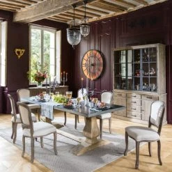 Maisons Du Monde Tables à Manger Table à Manger En Métal Et Pin Recyclé 10 Personnes L240 -Marquee Magasin table a manger en metal et pin recycle 10 personnes l240 1000 2 13 121824 10